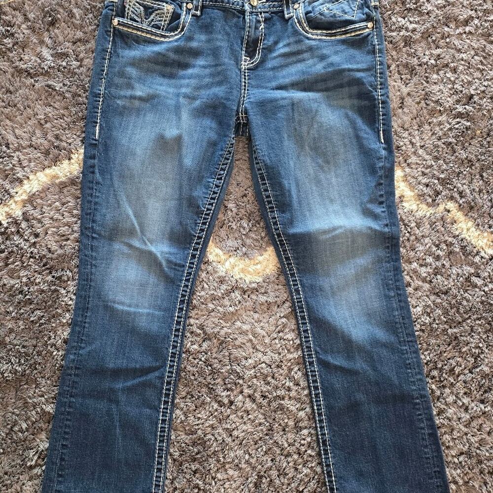 Vigoss Jeans Womens 15/16 Blue Heritage Fit The Chelsea